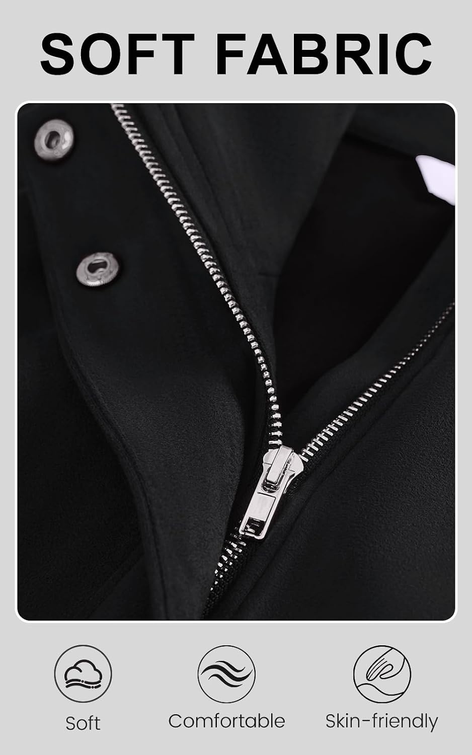 image:imagePRETTYGARDEN Lightweight Faux Suede Bomber Jacket Women Coats OuterwearBlack