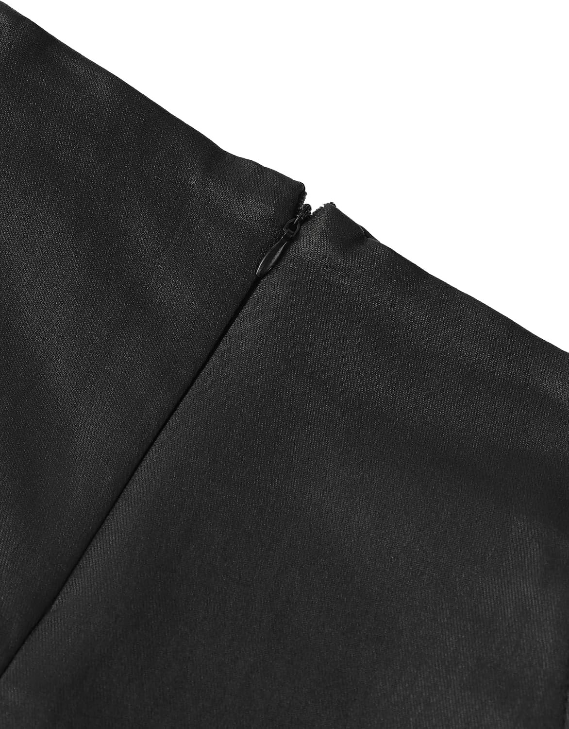 image:imageLeather Shorts for Women High Waisted Lace Up Side Stretchy Sexy Mini Booty Short Y2K Rave Club Party Concert WinterBlack