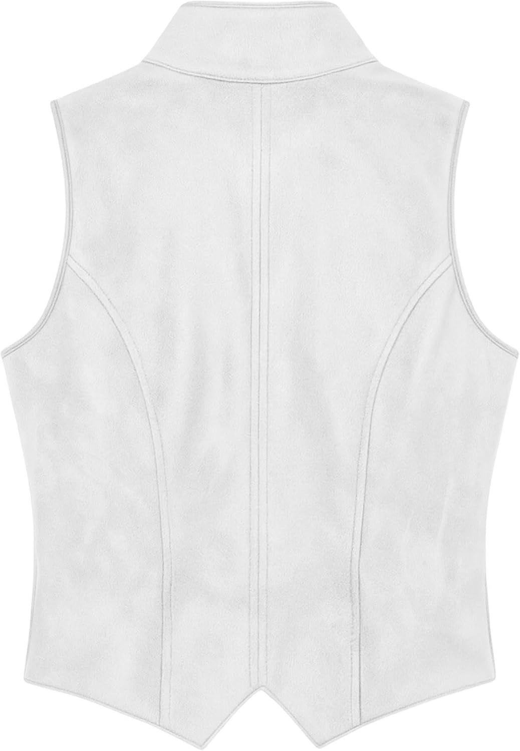 image:imageWestern Vest Women Sleeveless Faux Suede Leather WaistcoatWhite