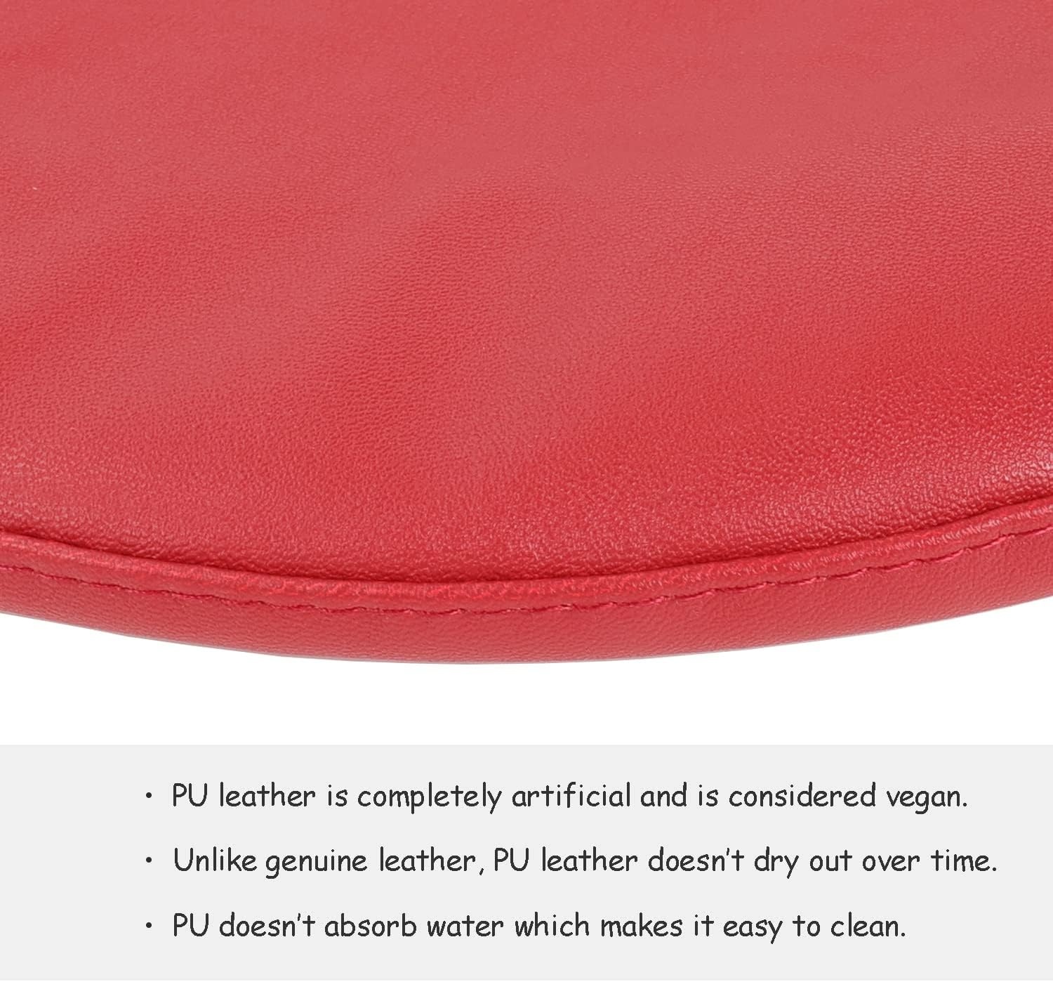 image:imageWheebo PU Leather Berets for Women French Beret Hats Artist Painter Hat Classic Solid StyleRed