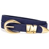 Suede Navy Blue(golden Buckle)