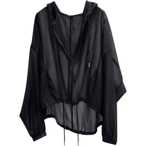 Long Sleeve Jackets for Women Sun Protection UPF 50+ UV Hooded Lightweight Casual Beach Vacation Outfit Shirts(Black)