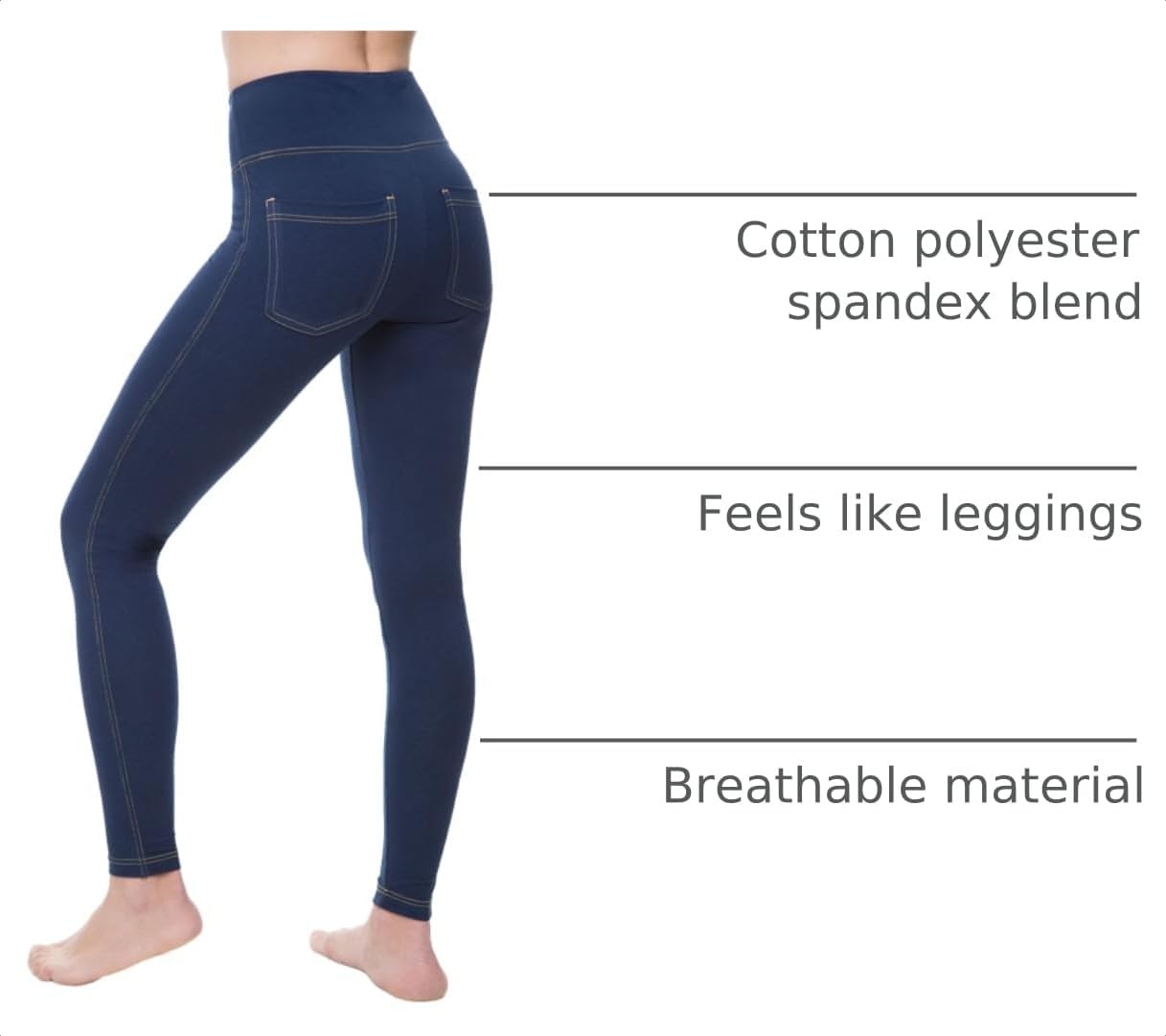 image:imageNirlon High Waist Jeggings for Women Back PocketsNirJEANSJeans