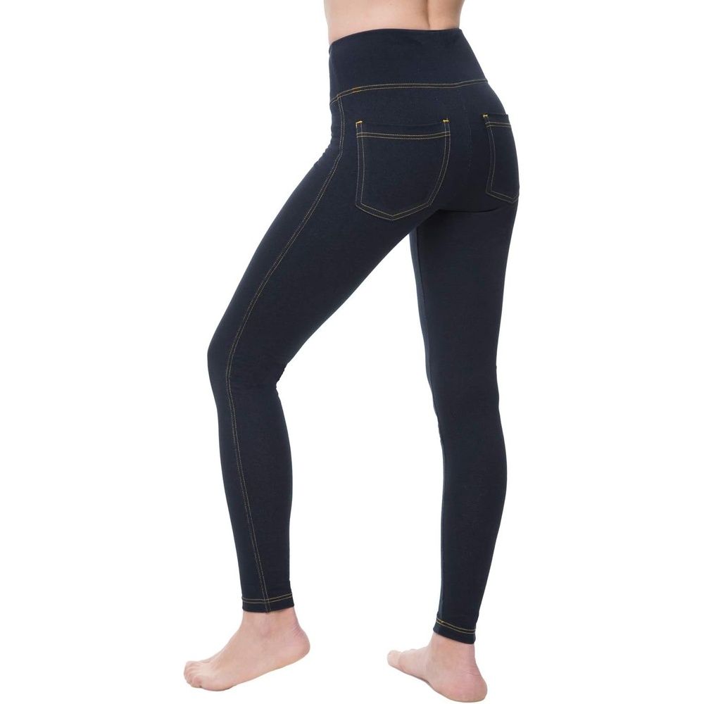 image:imageNirlon High Waist Jeggings for Women Back PocketsNirJEANSDark Jeans
