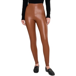 Commando Women’s Faux Leather Leggings(Cognac)