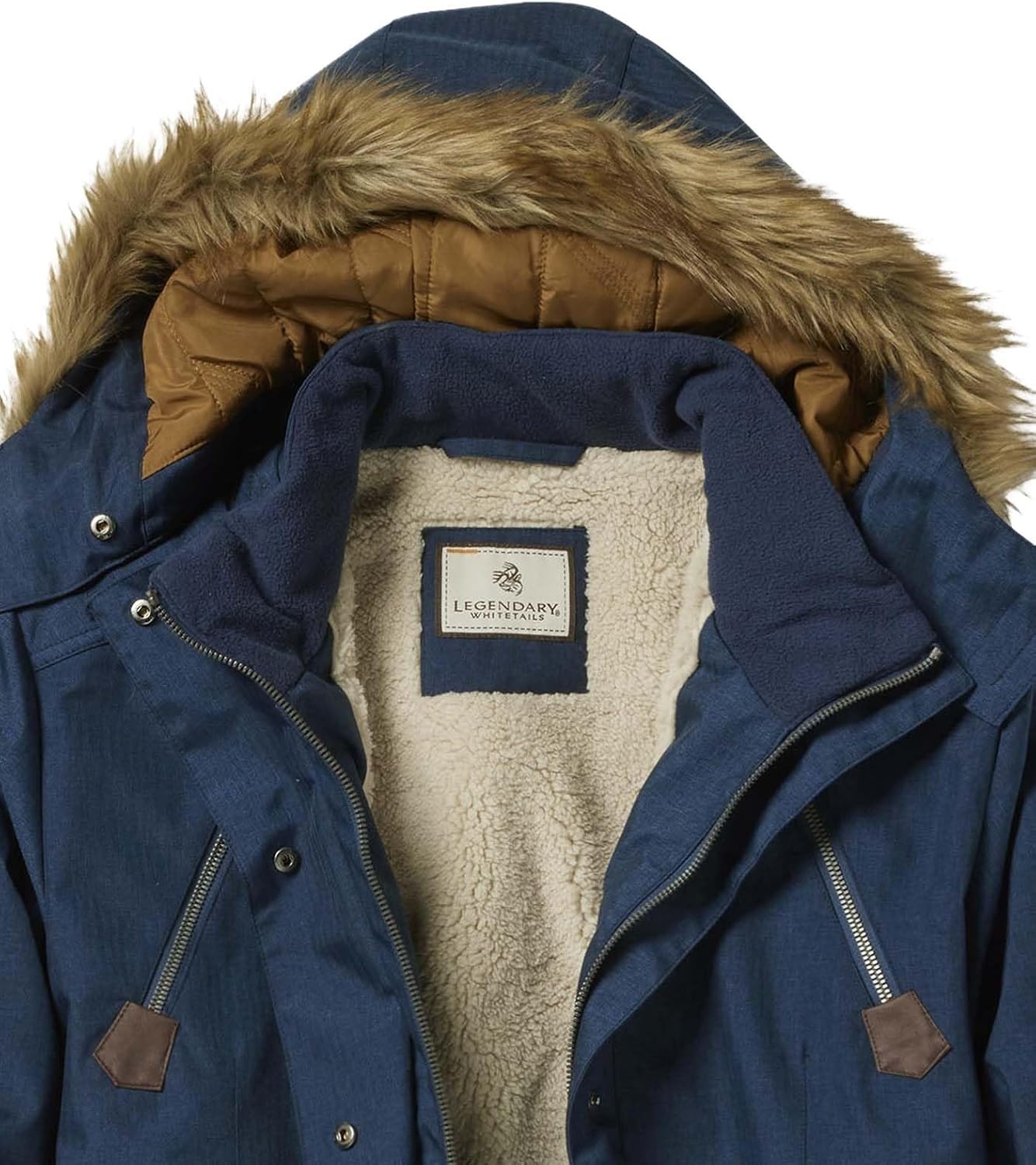 image:imageLegendary Whitetails Womens Coat with Hood Warm Insulated ParkaCrater Lake Blue