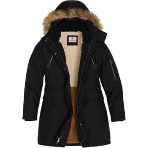 Legendary Whitetails Womens Coat with Hood Warm Insulated Parka(Black)