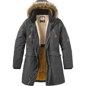 Legendary Whitetails Womens Coat with Hood Warm Insulated Parka(Dark Coal Heather)