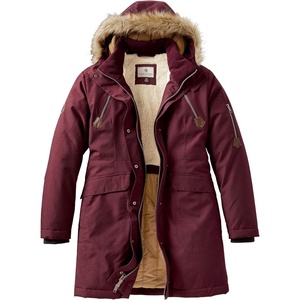 Legendary Whitetails Womens Coat with Hood Warm Insulated Parka(Rusty Maroon)