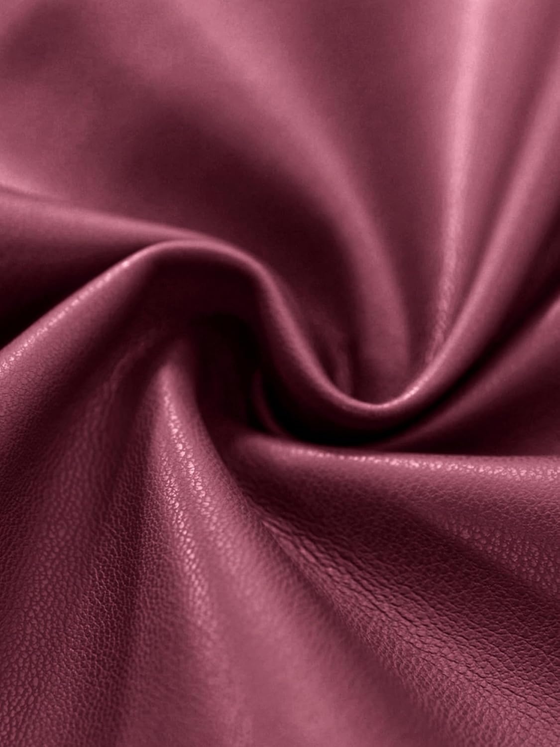 image:imageKIRUNDO Womens Loose Soft Faux Leather Blazer Jacket with Flap PocketsBurgundy