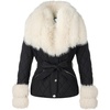 White Removable Fur Collar