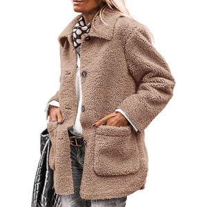 PRETTYGARDEN Women’s Fleece Sherpa Coats Winter Outfits(Camel)