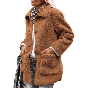 PRETTYGARDEN Women’s Fleece Sherpa Coats Winter Outfits(Golden Camel)