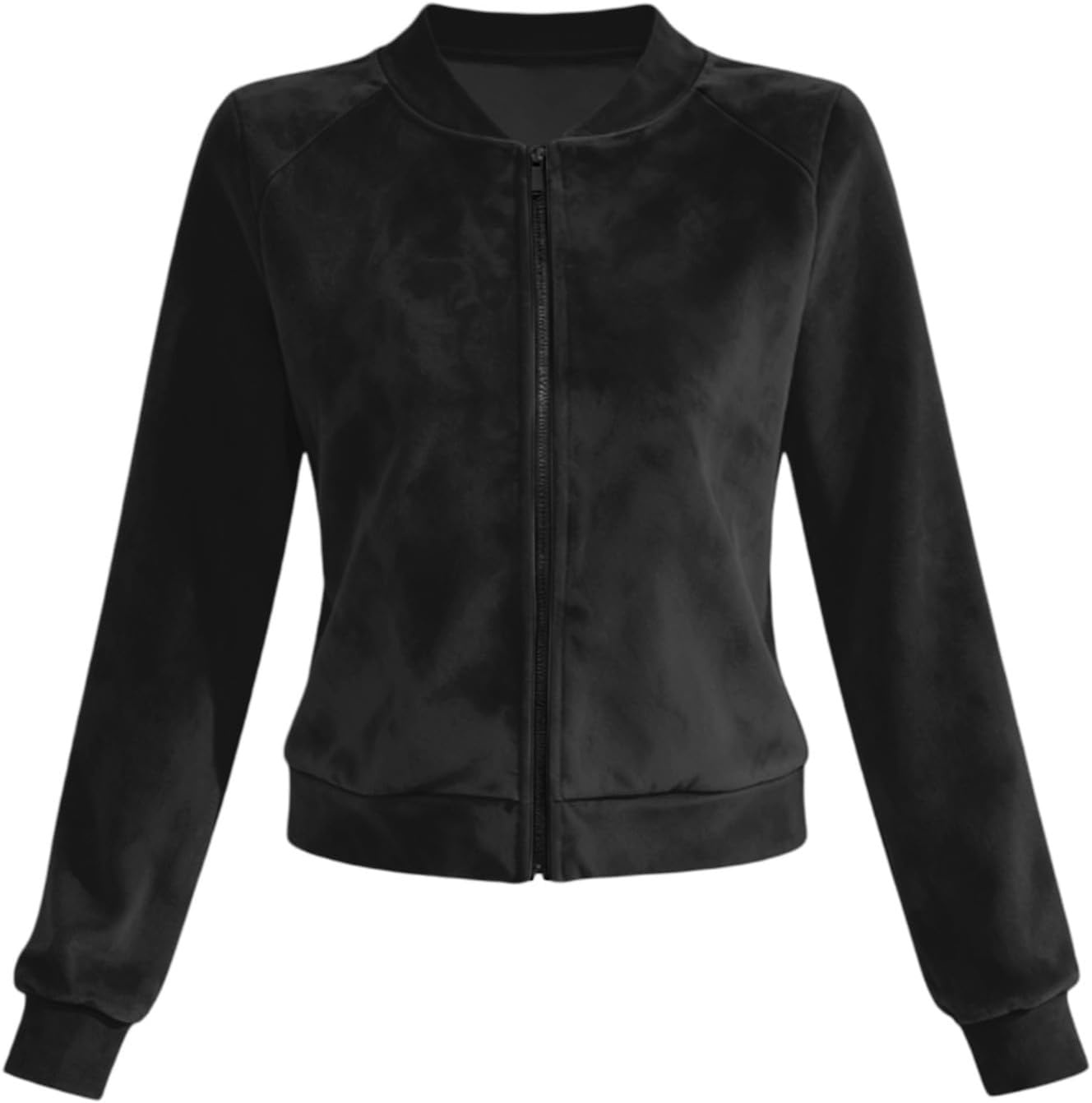 image:imageNantdog Crop Womens Faux Suede Jacket Fitted Boyfirend Shacket Barn JacketsBlack