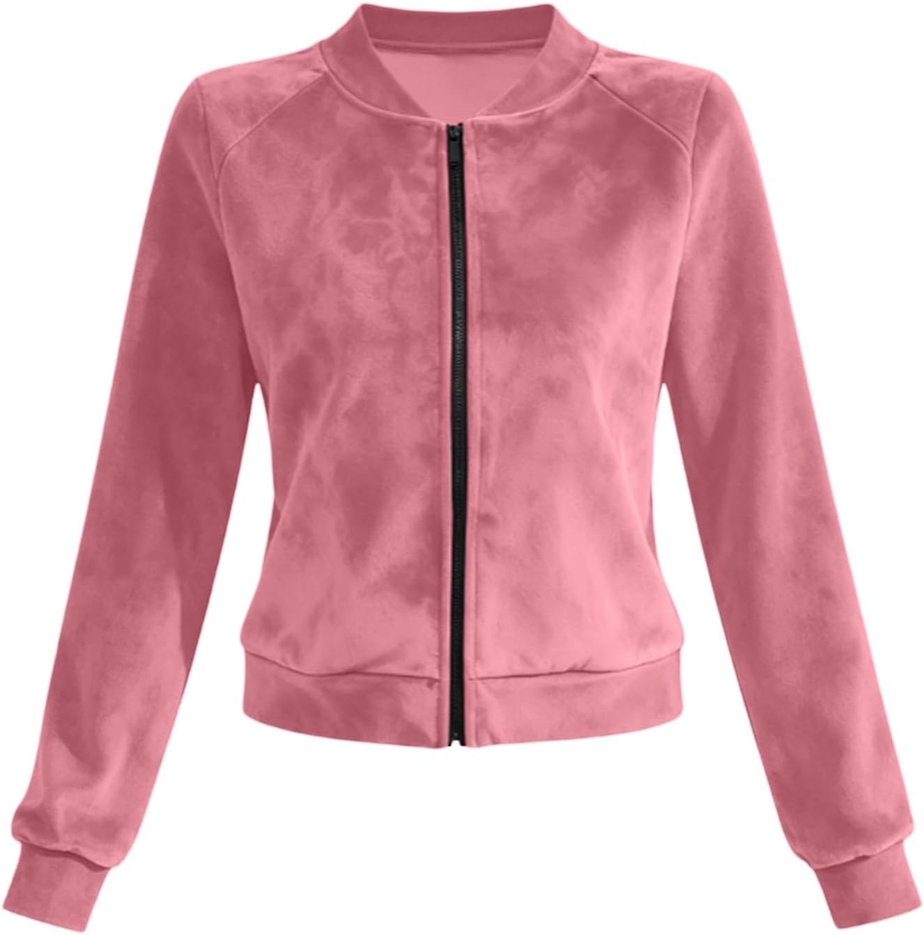 image:imageNantdog Crop Womens Faux Suede Jacket Fitted Boyfirend Shacket Barn JacketsPink