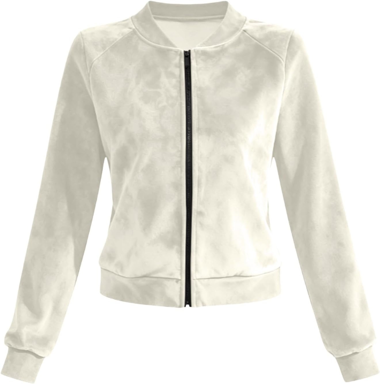 image:imageNantdog Crop Womens Faux Suede Jacket Fitted Boyfirend Shacket Barn JacketsWhite