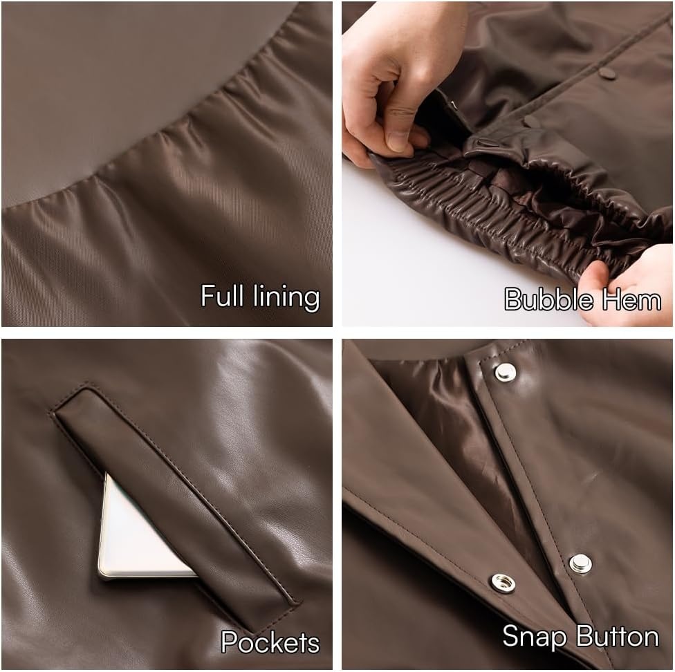 image:imageWomens Faux Leather Vest Top Motorcycle Biker Sleeveless JacketBlack