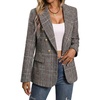Plaid/Red-brown
